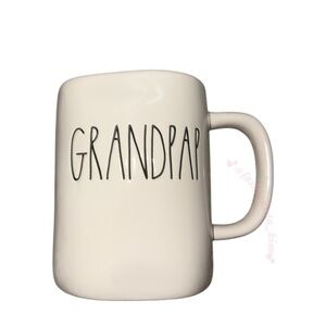 Rae Dunn White 'Grandpap' Mug